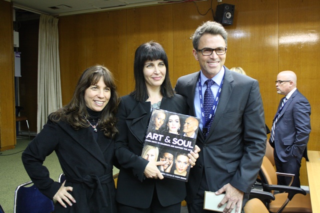 ח"כ ד"ר עינת וילף עם טים דאלי ורובין ברונק